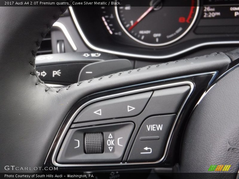 Controls of 2017 A4 2.0T Premium quattro