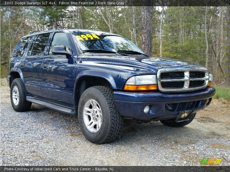 Patriot Blue Pearlcoat / Dark Slate Gray 2003 Dodge Durango SLT 4x4