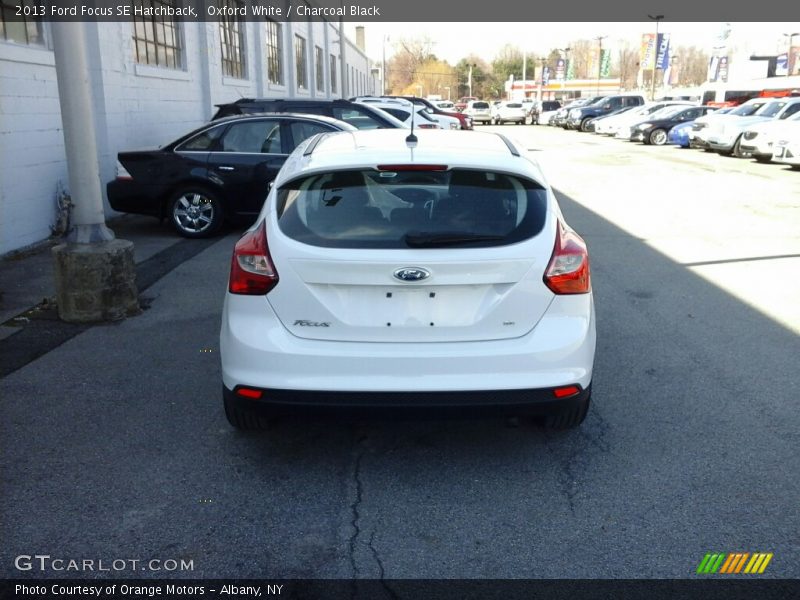 Oxford White / Charcoal Black 2013 Ford Focus SE Hatchback