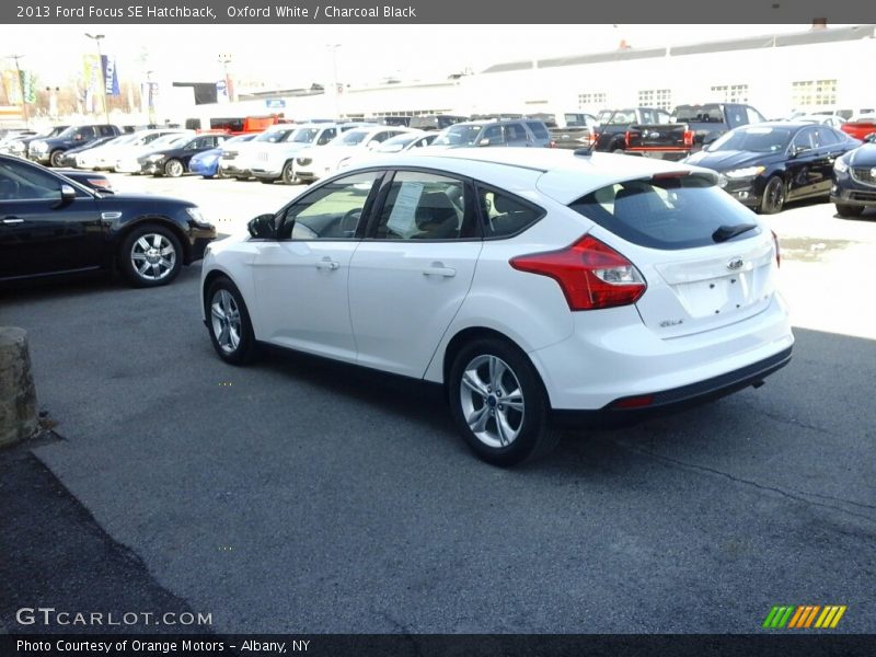 Oxford White / Charcoal Black 2013 Ford Focus SE Hatchback