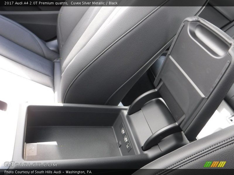 Cuvee Silver Metallic / Black 2017 Audi A4 2.0T Premium quattro