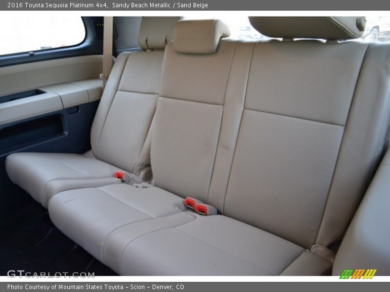 Sandy Beach Metallic / Sand Beige 2016 Toyota Sequoia Platinum 4x4