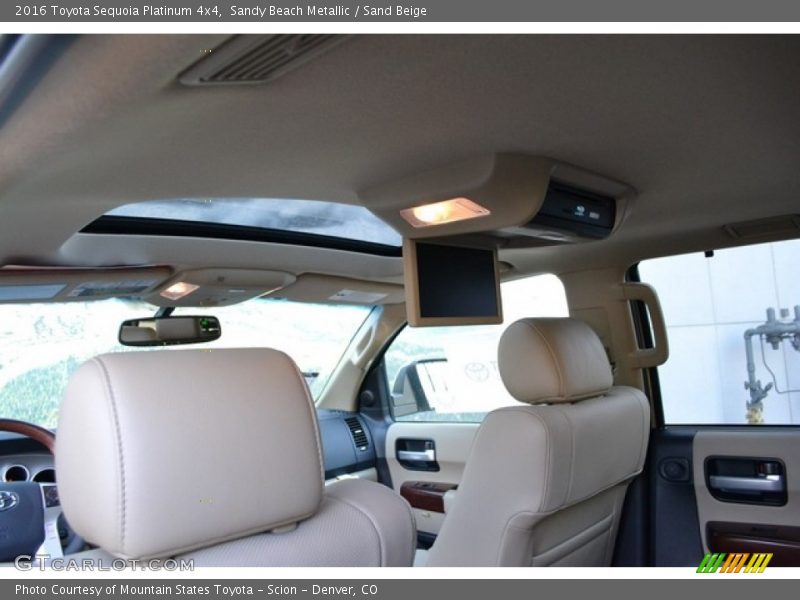 Sandy Beach Metallic / Sand Beige 2016 Toyota Sequoia Platinum 4x4