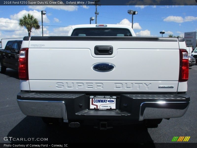 Oxford White / Steel 2016 Ford F250 Super Duty XL Crew Cab