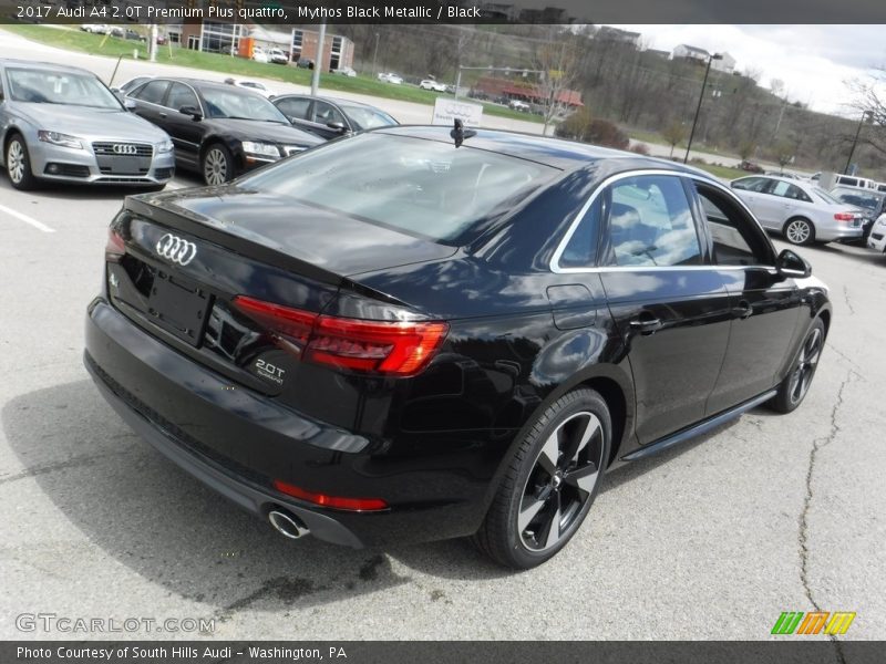 Mythos Black Metallic / Black 2017 Audi A4 2.0T Premium Plus quattro