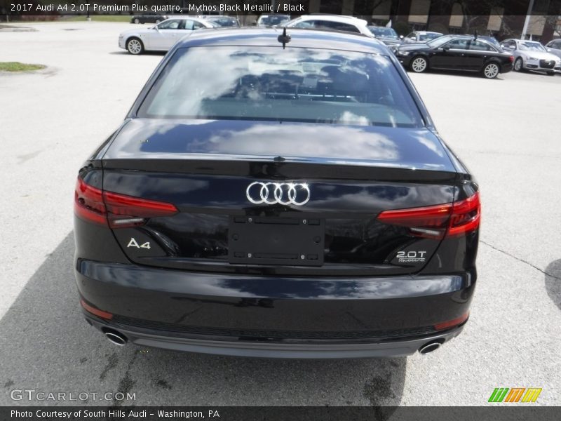 Mythos Black Metallic / Black 2017 Audi A4 2.0T Premium Plus quattro