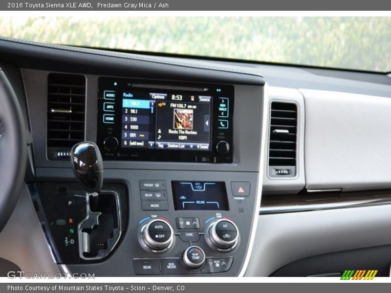 Predawn Gray Mica / Ash 2016 Toyota Sienna XLE AWD