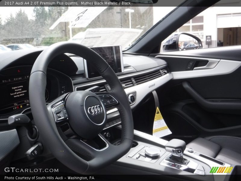 Mythos Black Metallic / Black 2017 Audi A4 2.0T Premium Plus quattro