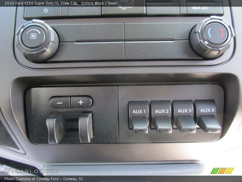 Oxford White / Steel 2016 Ford F250 Super Duty XL Crew Cab