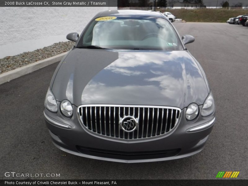 Stone Gray Metallic / Titanium 2008 Buick LaCrosse CX