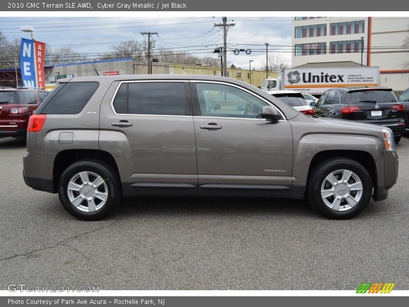 Cyber Gray Metallic / Jet Black 2010 GMC Terrain SLE AWD