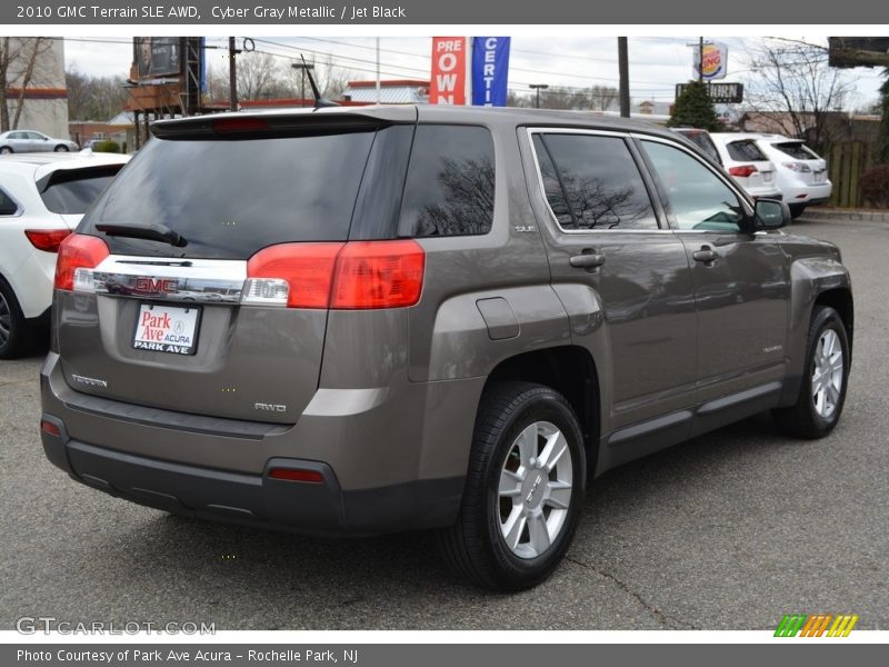 Cyber Gray Metallic / Jet Black 2010 GMC Terrain SLE AWD