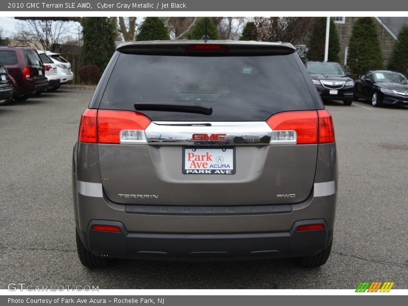 Cyber Gray Metallic / Jet Black 2010 GMC Terrain SLE AWD