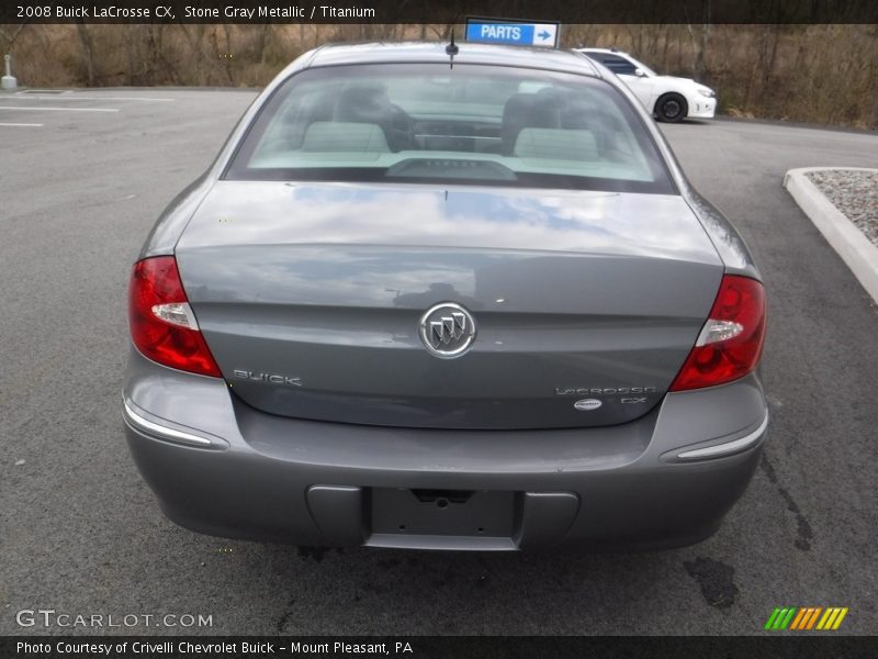 Stone Gray Metallic / Titanium 2008 Buick LaCrosse CX