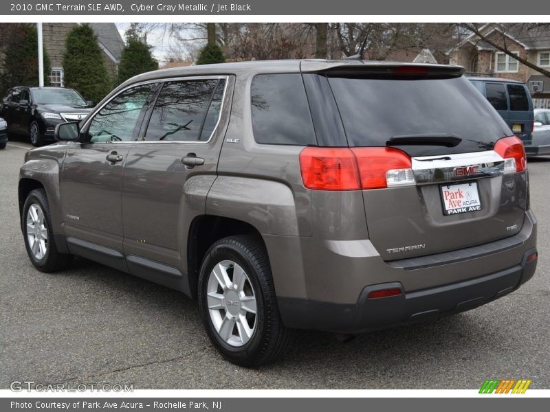 Cyber Gray Metallic / Jet Black 2010 GMC Terrain SLE AWD