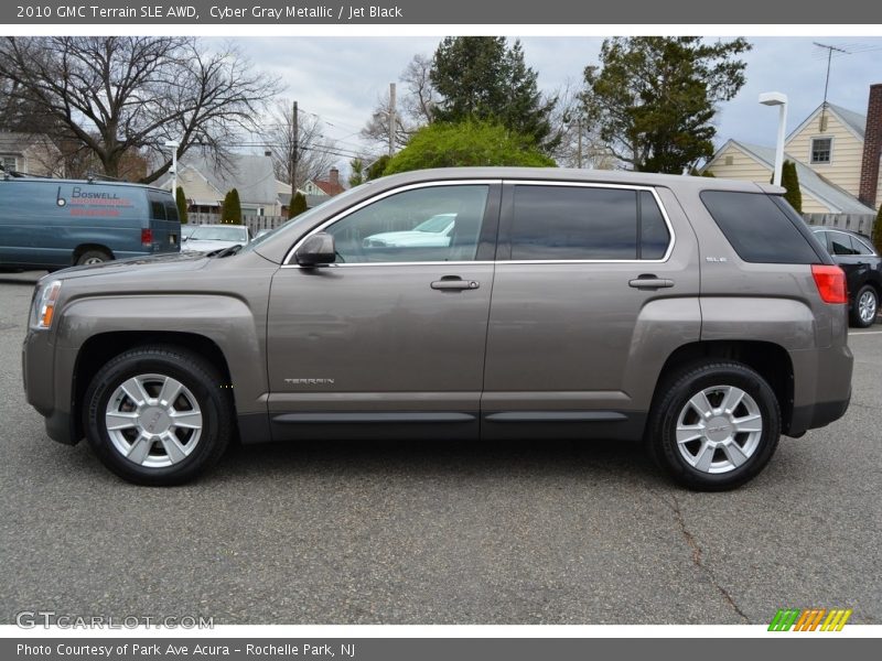 Cyber Gray Metallic / Jet Black 2010 GMC Terrain SLE AWD