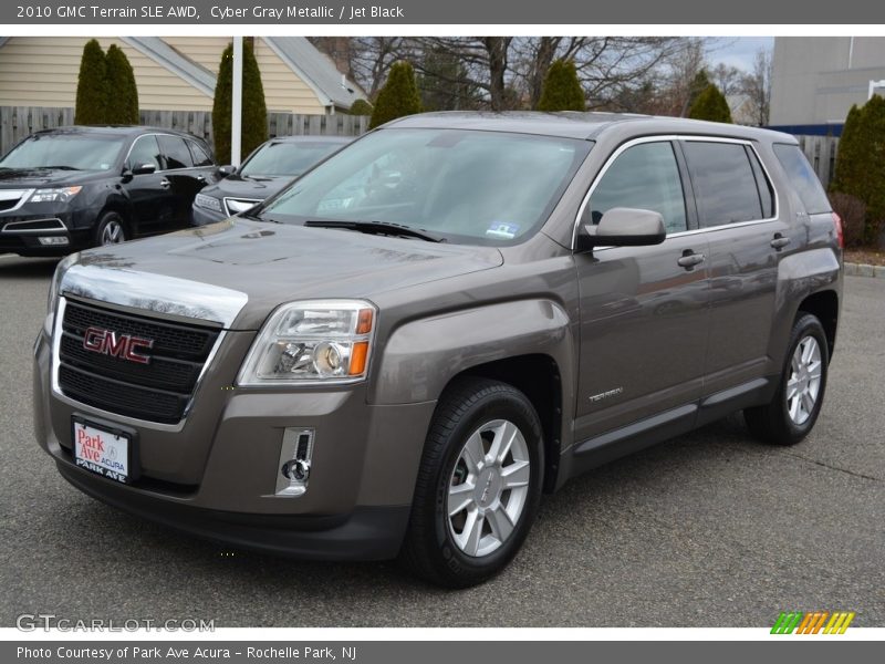 Cyber Gray Metallic / Jet Black 2010 GMC Terrain SLE AWD