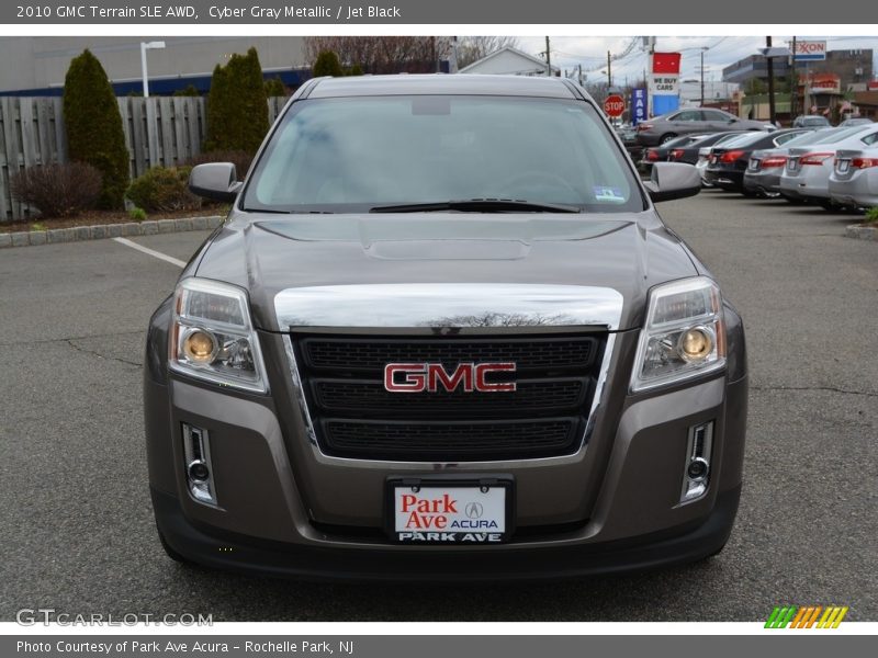 Cyber Gray Metallic / Jet Black 2010 GMC Terrain SLE AWD