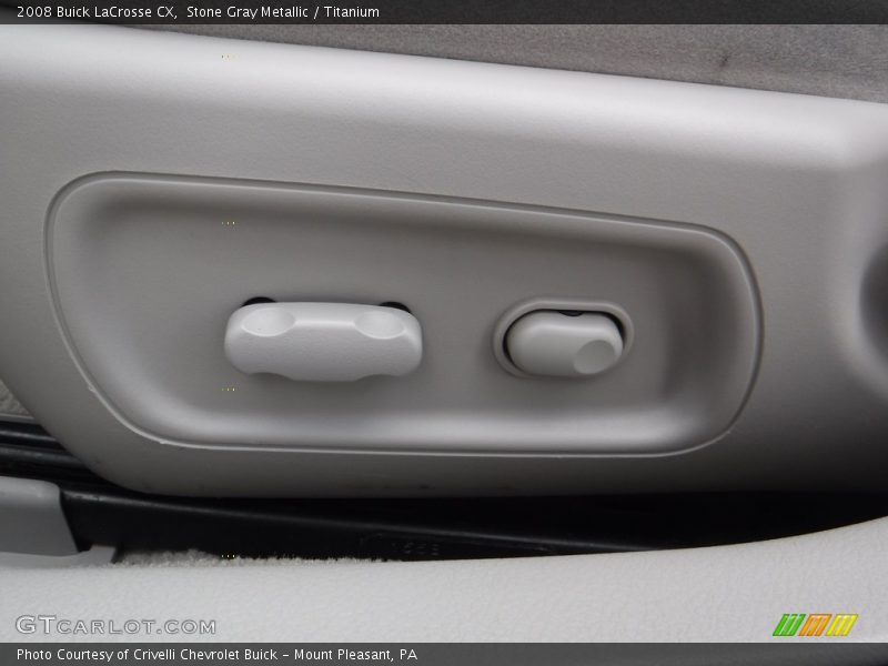 Stone Gray Metallic / Titanium 2008 Buick LaCrosse CX
