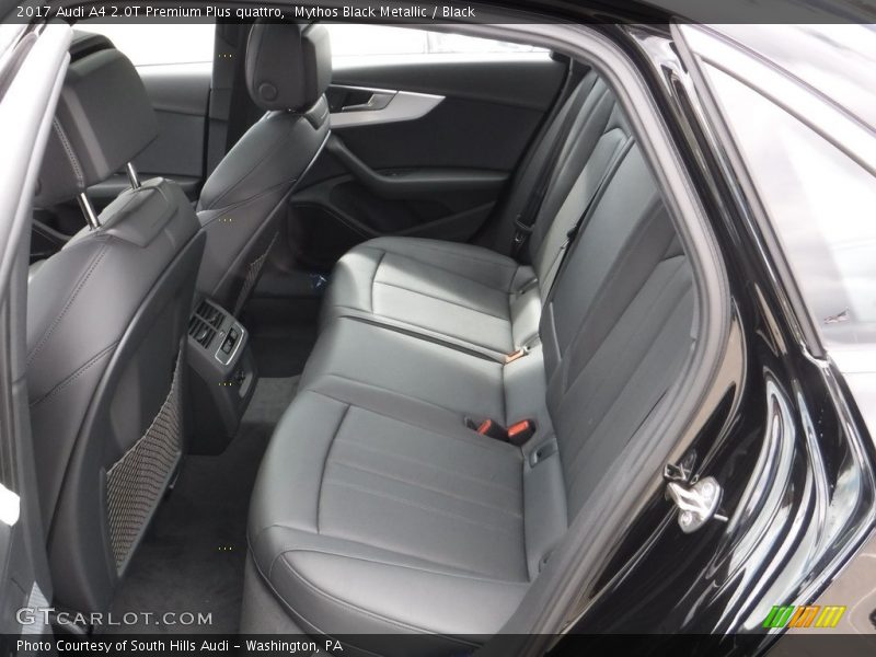Rear Seat of 2017 A4 2.0T Premium Plus quattro