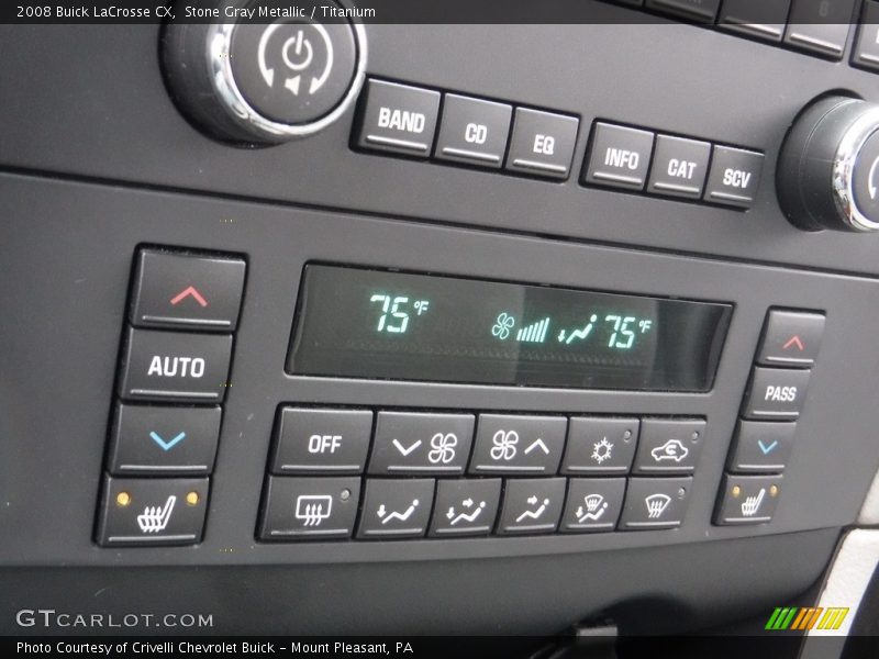 Stone Gray Metallic / Titanium 2008 Buick LaCrosse CX