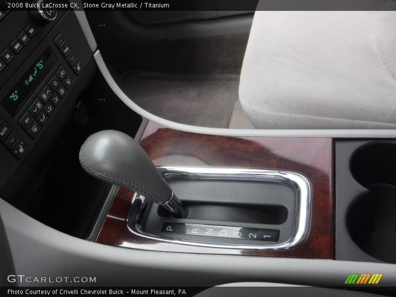 Stone Gray Metallic / Titanium 2008 Buick LaCrosse CX