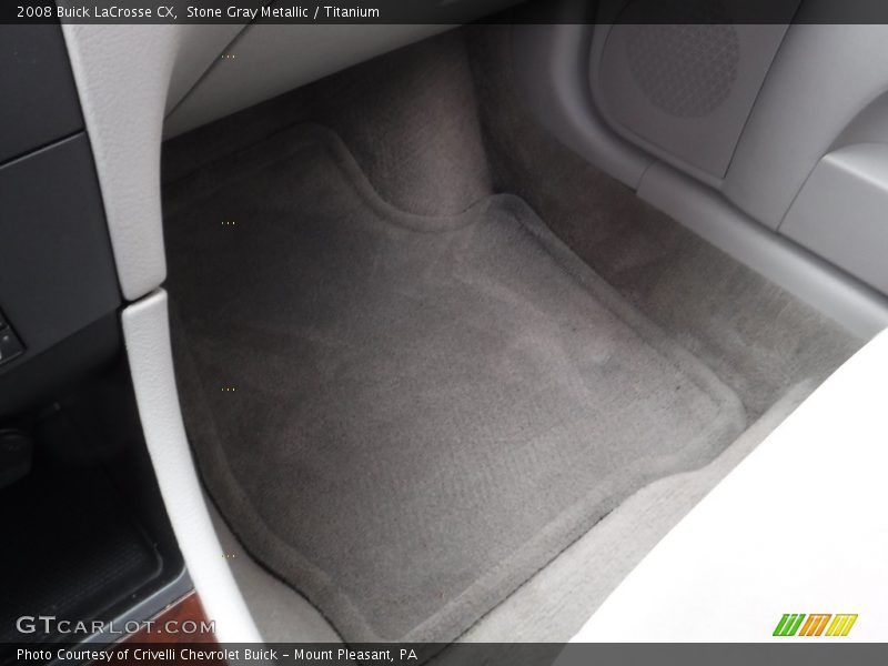 Stone Gray Metallic / Titanium 2008 Buick LaCrosse CX