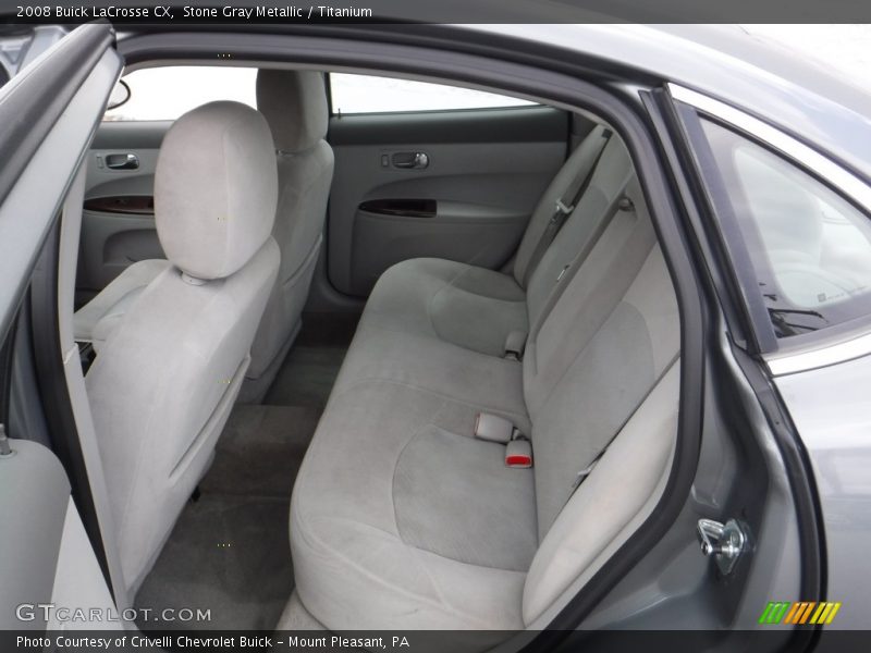 Stone Gray Metallic / Titanium 2008 Buick LaCrosse CX
