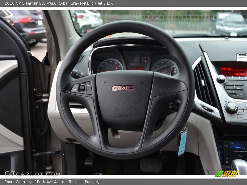 Cyber Gray Metallic / Jet Black 2010 GMC Terrain SLE AWD