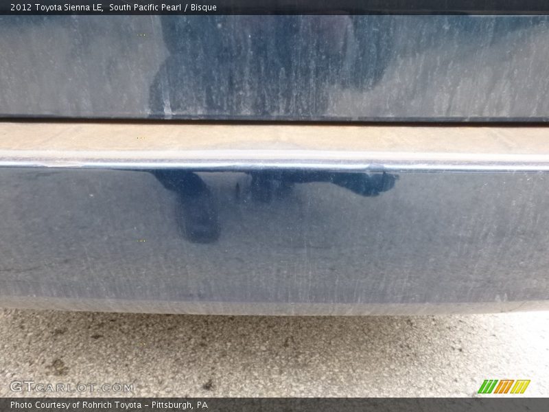 South Pacific Pearl / Bisque 2012 Toyota Sienna LE