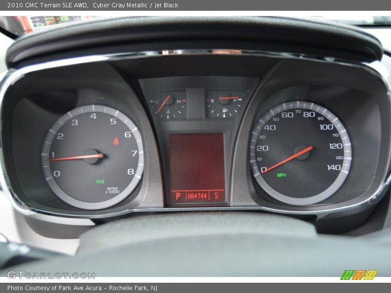 Cyber Gray Metallic / Jet Black 2010 GMC Terrain SLE AWD