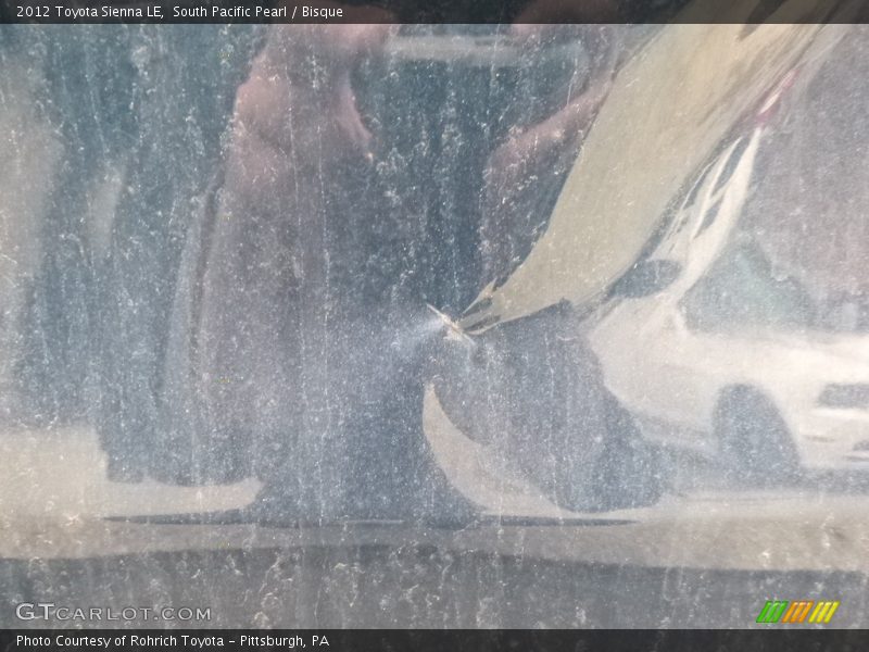 South Pacific Pearl / Bisque 2012 Toyota Sienna LE