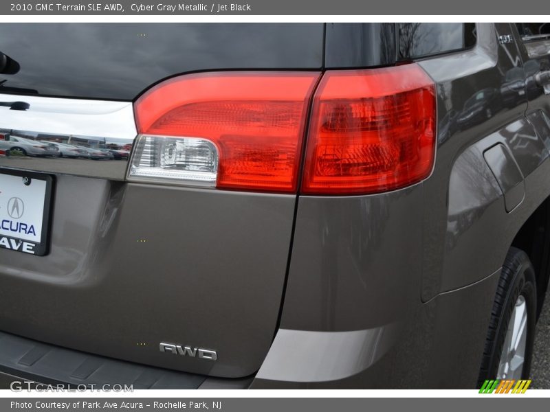 Cyber Gray Metallic / Jet Black 2010 GMC Terrain SLE AWD