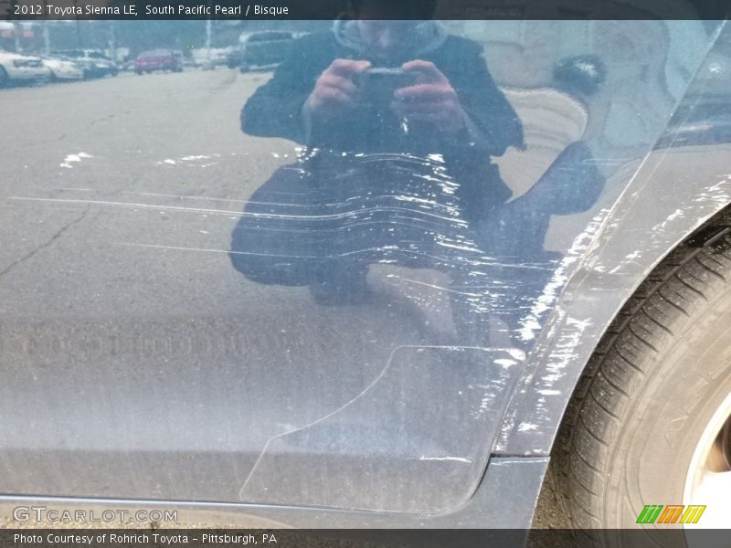 South Pacific Pearl / Bisque 2012 Toyota Sienna LE