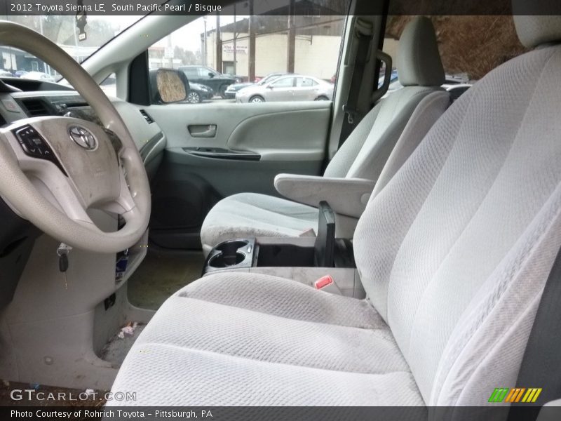 South Pacific Pearl / Bisque 2012 Toyota Sienna LE