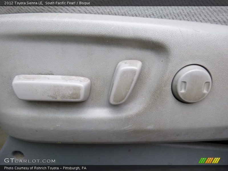 South Pacific Pearl / Bisque 2012 Toyota Sienna LE