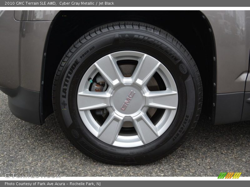 Cyber Gray Metallic / Jet Black 2010 GMC Terrain SLE AWD