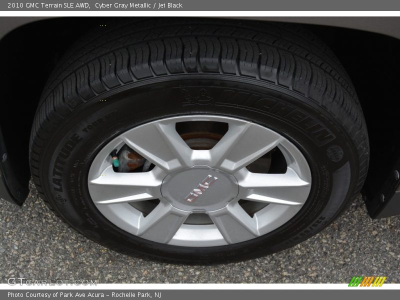 Cyber Gray Metallic / Jet Black 2010 GMC Terrain SLE AWD