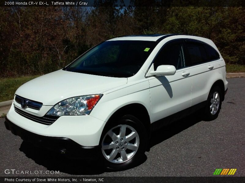 Taffeta White / Gray 2008 Honda CR-V EX-L