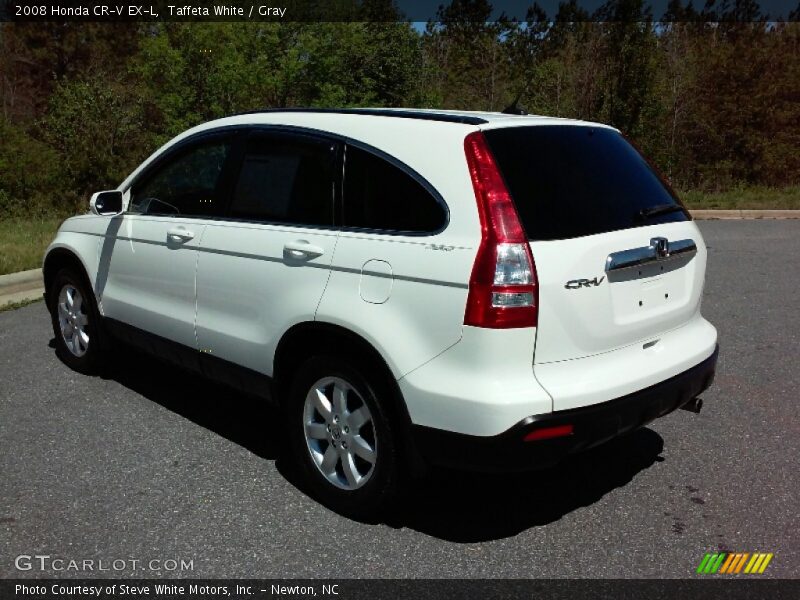Taffeta White / Gray 2008 Honda CR-V EX-L