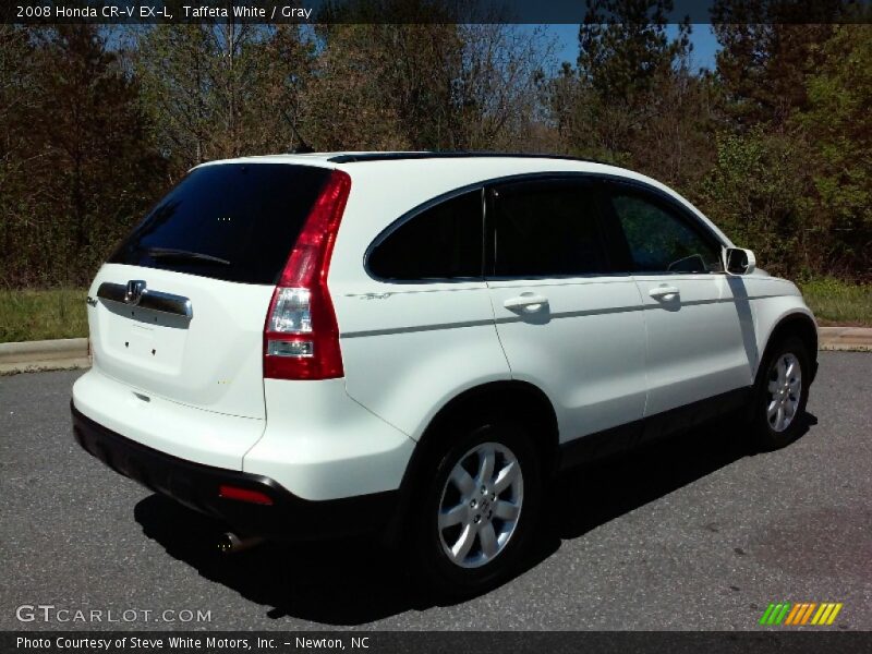 Taffeta White / Gray 2008 Honda CR-V EX-L