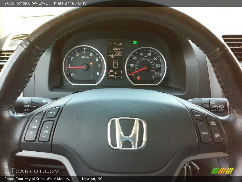 Taffeta White / Gray 2008 Honda CR-V EX-L