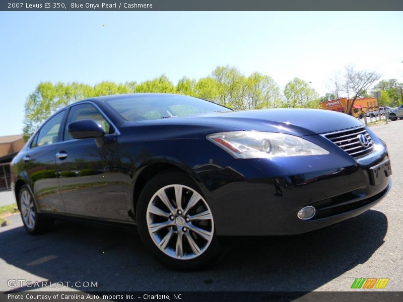 Blue Onyx Pearl / Cashmere 2007 Lexus ES 350