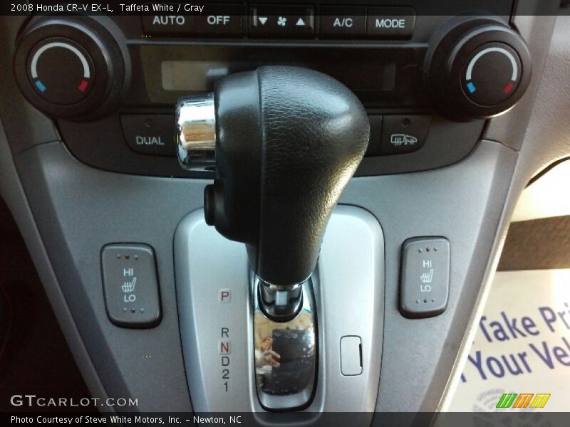 Taffeta White / Gray 2008 Honda CR-V EX-L