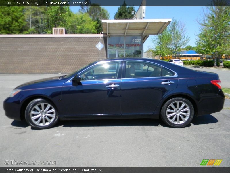 Blue Onyx Pearl / Cashmere 2007 Lexus ES 350