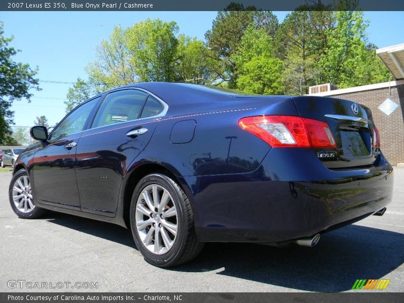 Blue Onyx Pearl / Cashmere 2007 Lexus ES 350