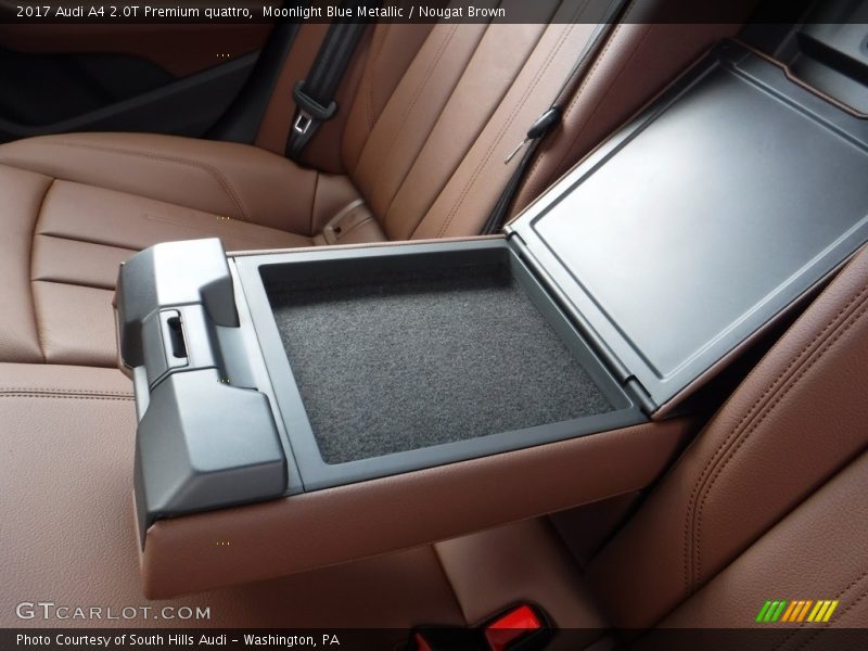 Moonlight Blue Metallic / Nougat Brown 2017 Audi A4 2.0T Premium quattro
