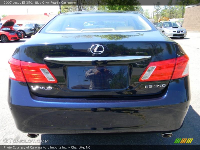 Blue Onyx Pearl / Cashmere 2007 Lexus ES 350