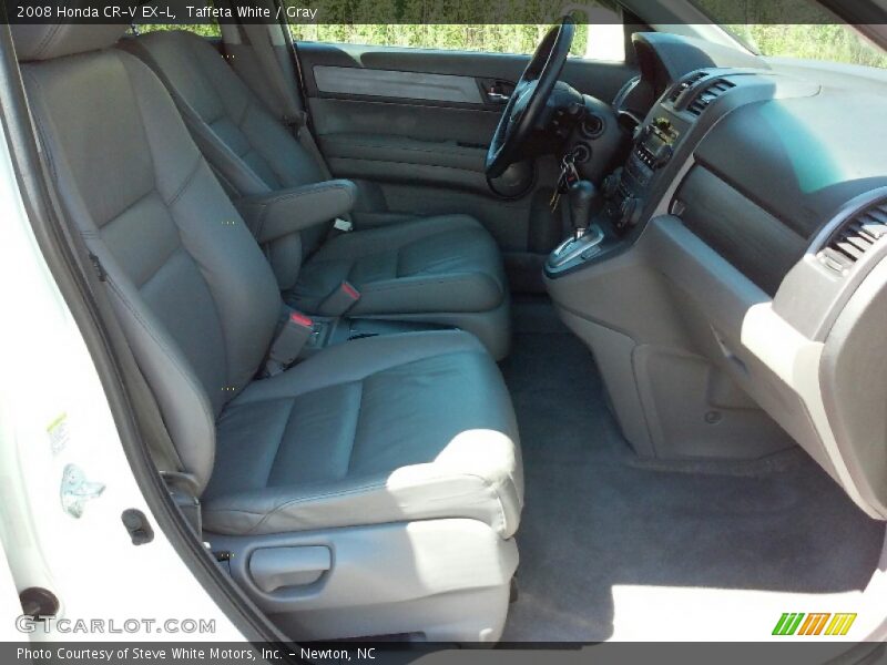 Taffeta White / Gray 2008 Honda CR-V EX-L