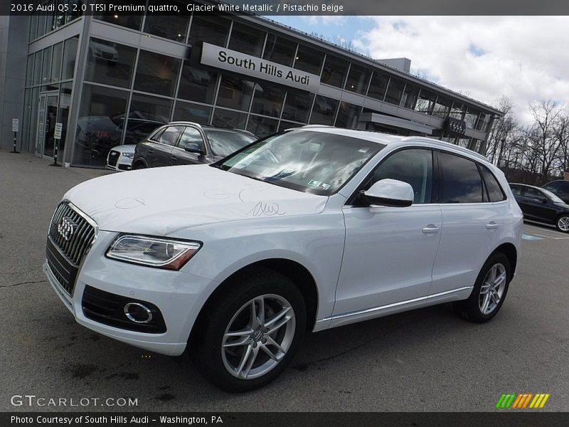 Glacier White Metallic / Pistachio Beige 2016 Audi Q5 2.0 TFSI Premium quattro
